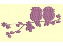 Stickmuster - Frühlingsgezwitscher 3